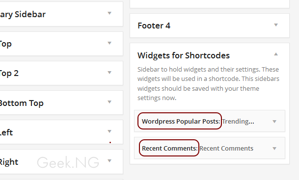 widgets on mobilepress