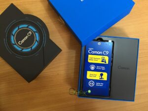 tecno camon c9 box opened