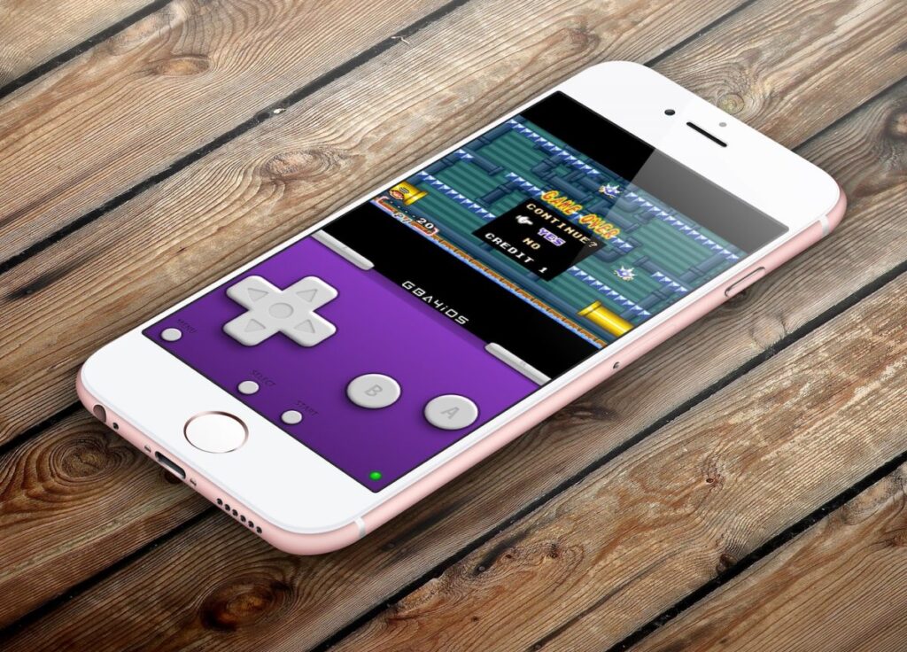 iPhone with gba4ios