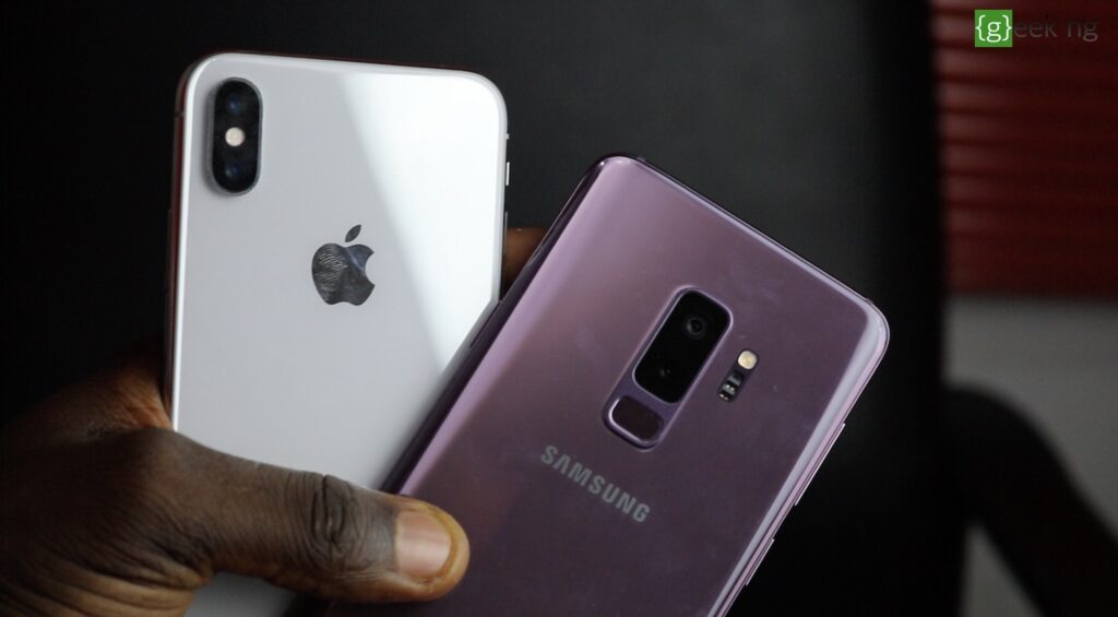 iPhone X camera vs Galaxy S9+ camera